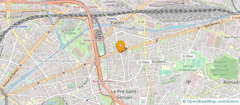 localisation de l'entreprise MONSIEUR IOAN MARCU à PANTIN