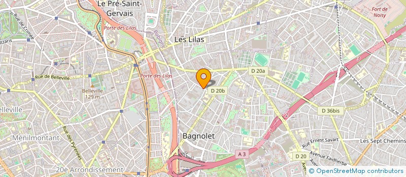 localisation de l'entreprise MONSIEUR IOAN MOIS à BAGNOLET