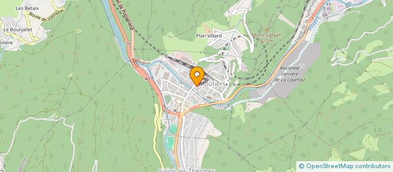 localisation de l'entreprise MONSIEUR IOAN NEMES  MOUTIERS