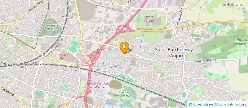 localisation de l'entreprise MONSIEUR IOAN NESTE  SAINT-BARTHELEMY-D'ANJOU