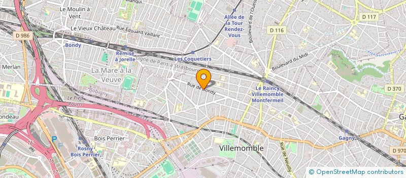 localisation de l'entreprise MONSIEUR IOAN OROS à VILLEMOMBLE