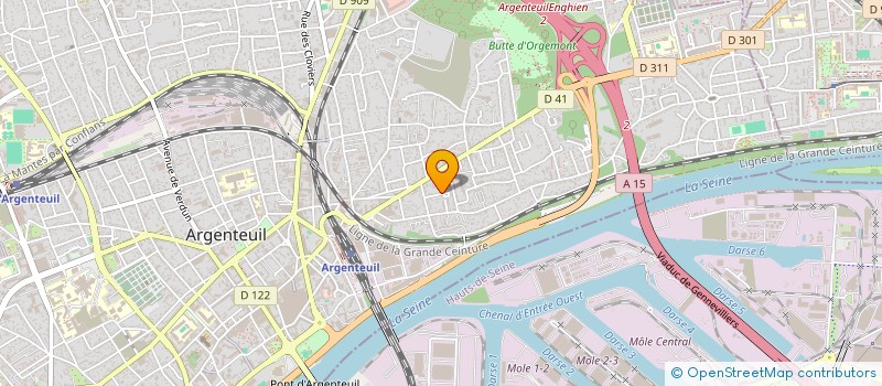 localisation de l'entreprise MONSIEUR IOAN POP  ARGENTEUIL