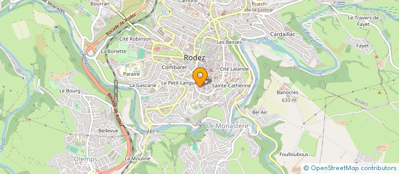 localisation de l'entreprise MONSIEUR IOAN SAMIR LINGURAR à RODEZ