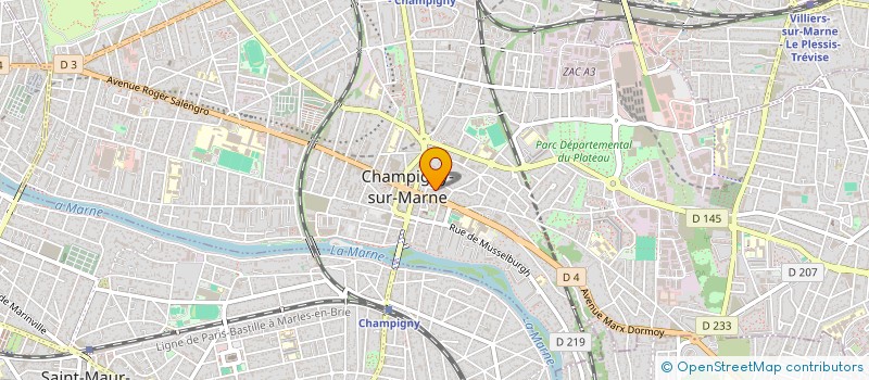 localisation de l'entreprise MONSIEUR IOAN SAMOILA à CHAMPIGNY-SUR-MARNE