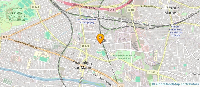 localisation de l'entreprise MONSIEUR IOAN SAS à CHAMPIGNY-SUR-MARNE