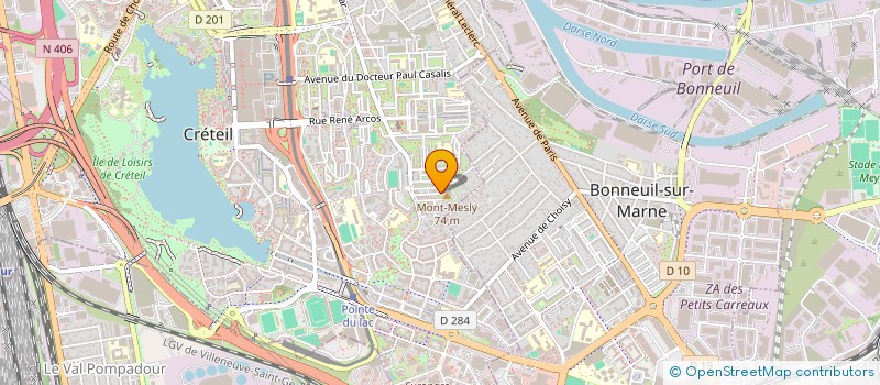 localisation de l'entreprise MONSIEUR IOAN STOICA  CRETEIL