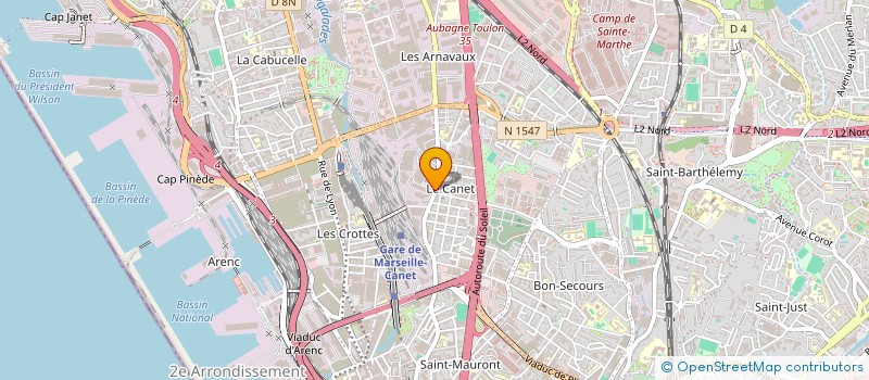 localisation de l'entreprise MONSIEUR ION ALIN DREZALIU à MARSEILLE