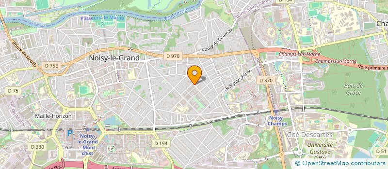 localisation de l'entreprise MONSIEUR ION ANDRONIC  NOISY-LE-GRAND