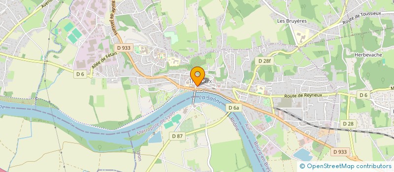 localisation de l'entreprise MONSIEUR ION ARCER à TREVOUX