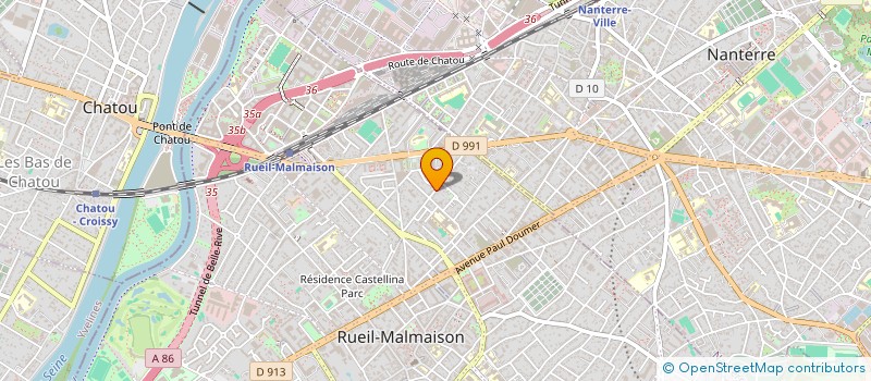 localisation de l'entreprise MONSIEUR ION BARBA à RUEIL-MALMAISON