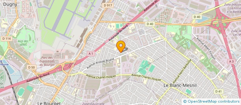 localisation de l'entreprise MONSIEUR ION BATRINCEA à LE BLANC-MESNIL