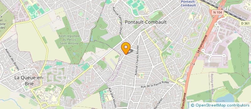 localisation de l'entreprise MONSIEUR ION BRAILEANU à PONTAULT-COMBAULT