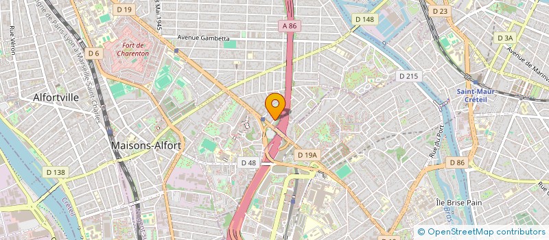 localisation de l'entreprise MONSIEUR ION BRIGHIDIN  MAISONS-ALFORT