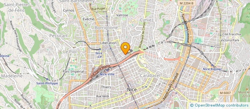 localisation de l'entreprise MONSIEUR ION BRINZA à NICE