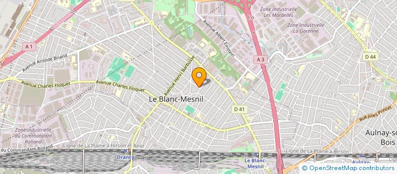 localisation de l'entreprise MONSIEUR ION BUDECI à LE BLANC-MESNIL