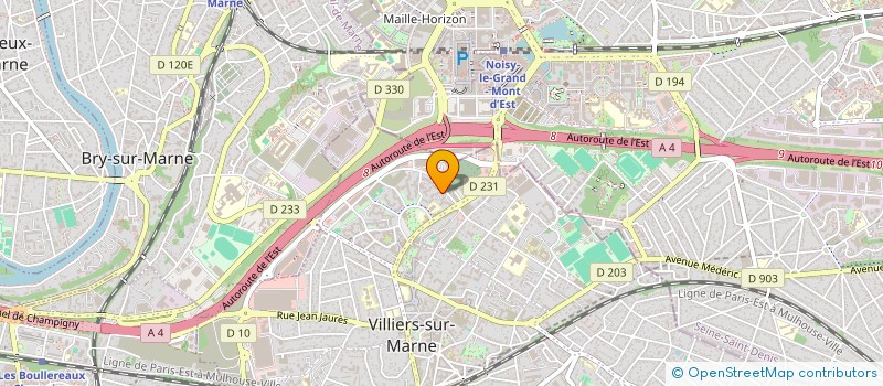 localisation de l'entreprise MONSIEUR ION CIOBANU à VILLIERS-SUR-MARNE