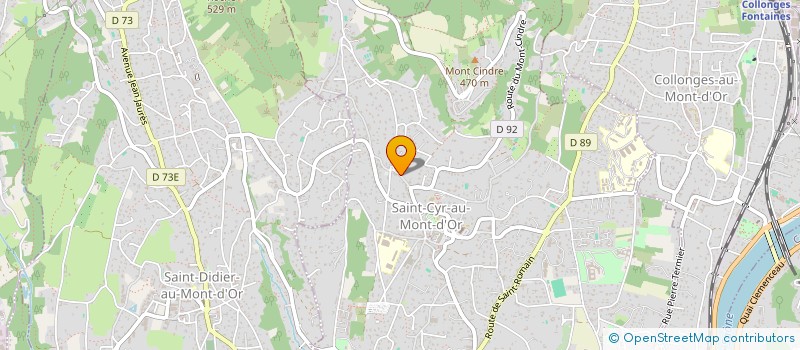 localisation de l'entreprise MONSIEUR ION CLICHICI  SAINT-CYR-AU-MONT-D'OR