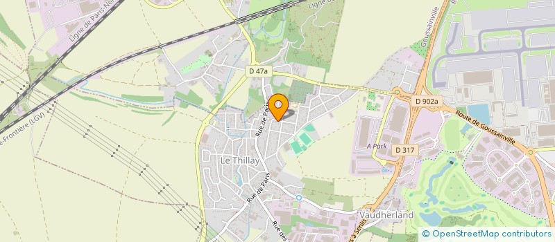 localisation de l'entreprise MONSIEUR ION COBILAS  LE THILLAY