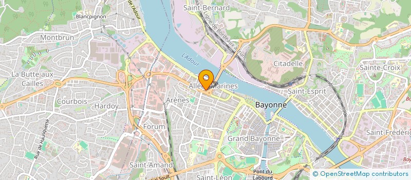 localisation de l'entreprise MONSIEUR ION CODREANU à BAYONNE