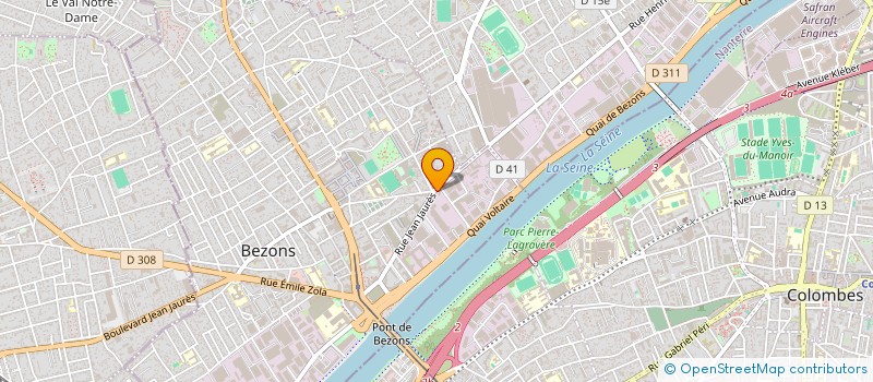 localisation de l'entreprise MONSIEUR ION COZMA à BEZONS