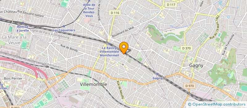 localisation de l'entreprise MONSIEUR ION CRETU à VILLEMOMBLE