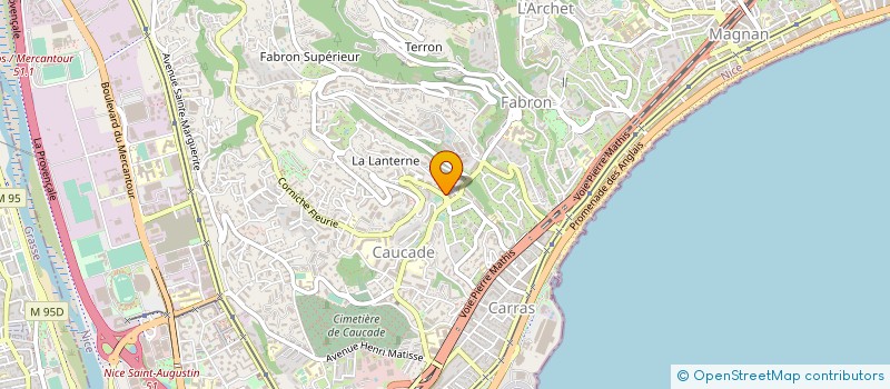 localisation de l'entreprise MONSIEUR ION CROITORU à NICE