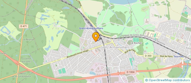 localisation de l'entreprise MONSIEUR ION CROITORU  GRETZ-ARMAINVILLIERS