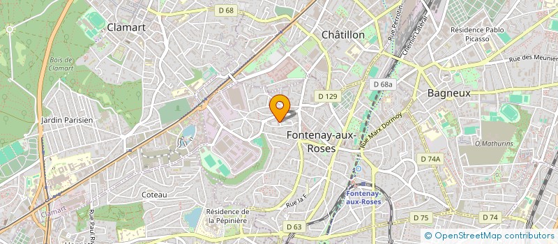 localisation de l'entreprise MONSIEUR ION DAMASCHIN à FONTENAY-AUX-ROSES