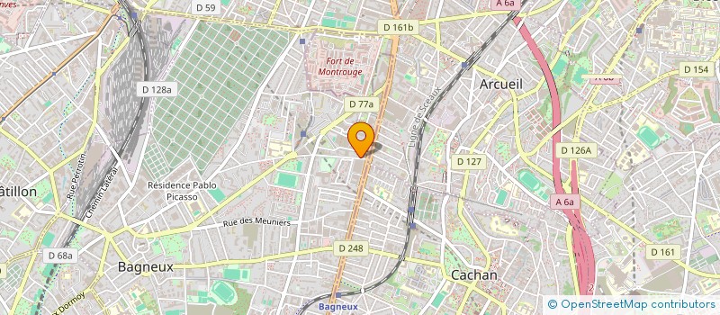 localisation de l'entreprise MONSIEUR ION DASCHEVICI à BAGNEUX