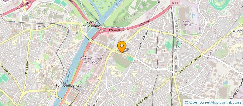 localisation de l'entreprise MONSIEUR ION DOLANESCU  ANGERS
