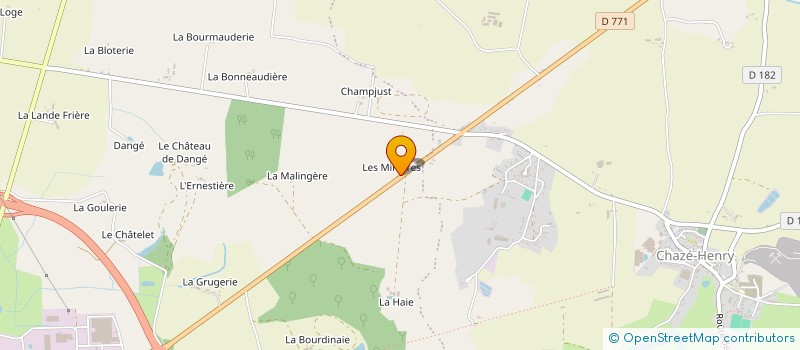 localisation de l'entreprise MONSIEUR ION DUROI à OMBREE D'ANJOU