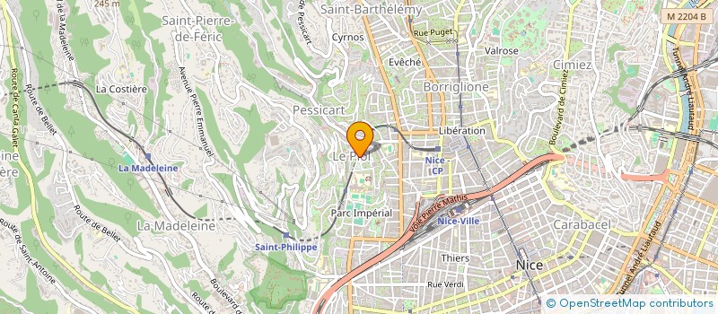 localisation de l'entreprise MONSIEUR ION GANCEARUC  NICE