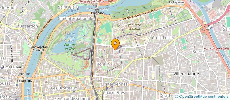 localisation de l'entreprise MONSIEUR ION GAVRILOV  VILLEURBANNE