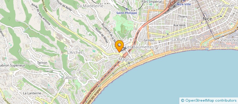 localisation de l'entreprise MONSIEUR ION GHEORGHITA à NICE