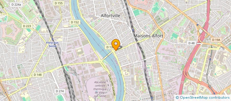 localisation de l'entreprise MONSIEUR ION GHERMAN à ALFORTVILLE