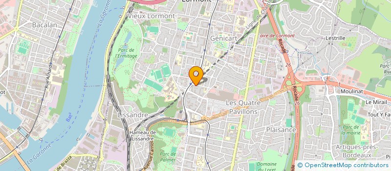 localisation de l'entreprise MONSIEUR ION GOLOVATII  LORMONT