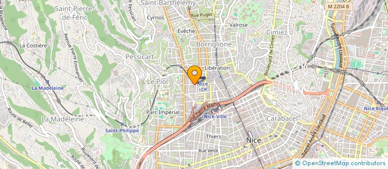 localisation de l'entreprise MONSIEUR ION GORBATIUC  NICE