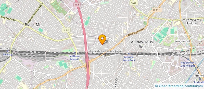 localisation de l'entreprise MONSIEUR ION GOROBCEANU à AULNAY-SOUS-BOIS