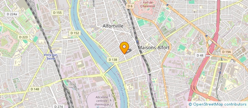 localisation de l'entreprise MONSIEUR ION GRECU à ALFORTVILLE