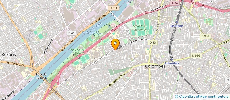 localisation de l'entreprise MONSIEUR ION GRIGORET  COLOMBES