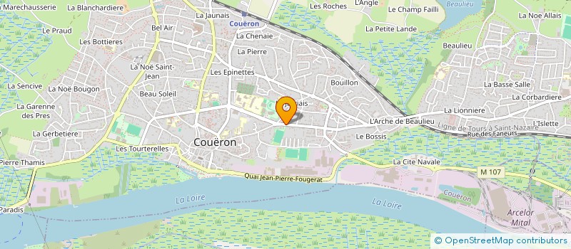 localisation de l'entreprise MONSIEUR ION GRIGORIE-ENEA à COUERON
