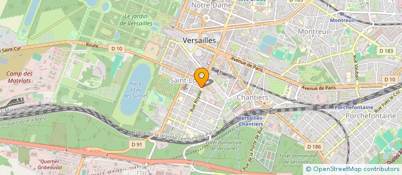 localisation de l'entreprise MONSIEUR ION GULEREANU à VERSAILLES