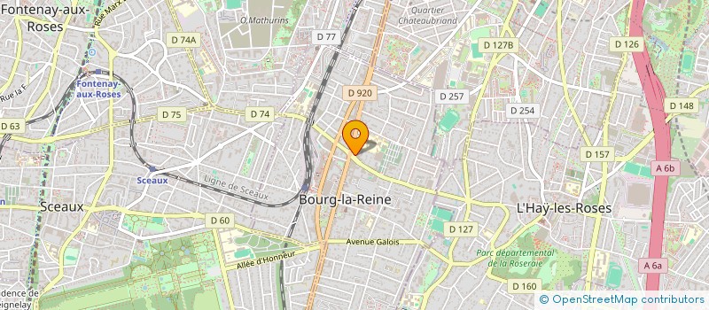 localisation de l'entreprise MONSIEUR ION GUTA à BOURG-LA-REINE