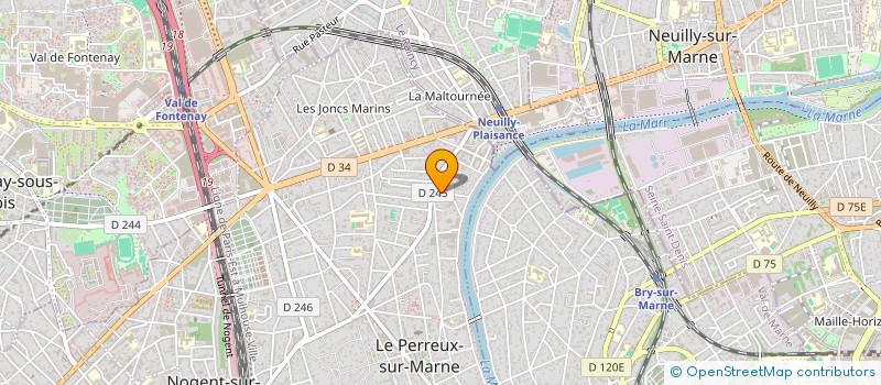 localisation de l'entreprise MONSIEUR ION GUTU  LE PERREUX-SUR-MARNE