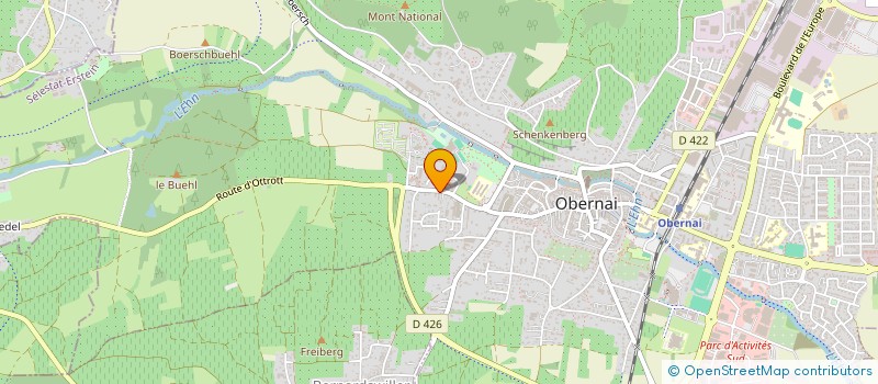 localisation de l'entreprise MONSIEUR ION GUZUN à OBERNAI