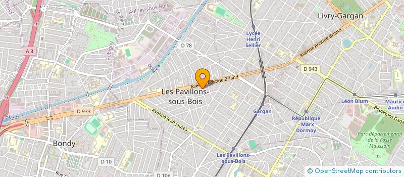 localisation de l'entreprise MONSIEUR ION IONESCU  LES PAVILLONS-SOUS-BOIS