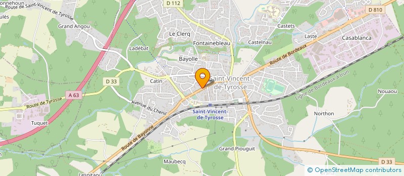 localisation de l'entreprise MONSIEUR ION-IONUT IVANOVICI  SAINT-VINCENT-DE-TYROSSE