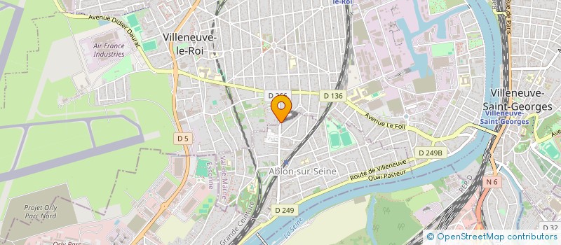 localisation de l'entreprise MONSIEUR ION LEONTI  ABLON-SUR-SEINE