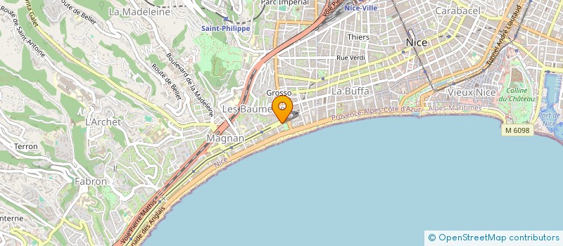 localisation de l'entreprise MONSIEUR ION MADAN à NICE