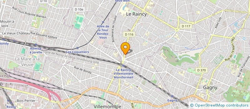 localisation de l'entreprise MONSIEUR ION MANOILA  LE RAINCY